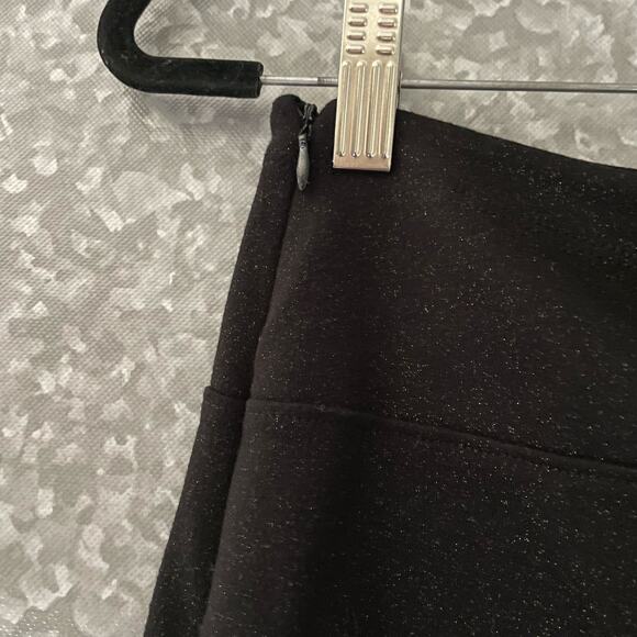 Rock & Republic Black & Gold Sparkle Seamed Pencil Skirt - Size Small - Mini - Picture 6 of 7